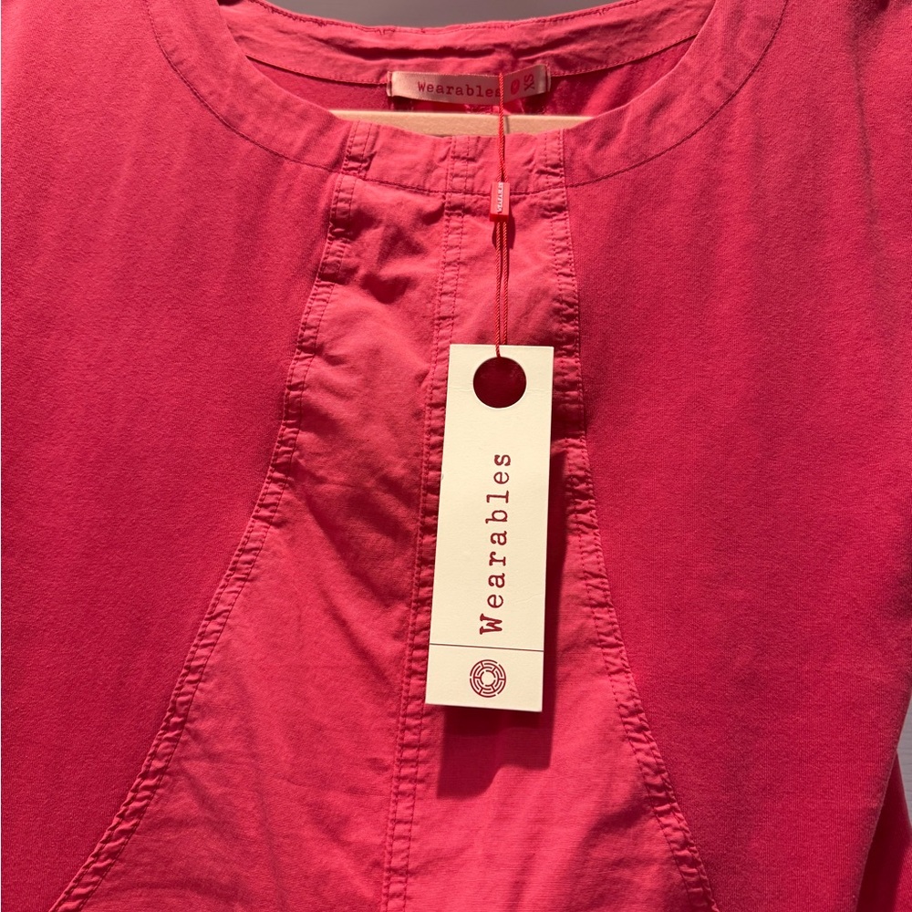 Wearables Washed Red Ruched Dress - Picture 6 of 9